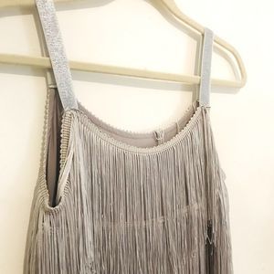 Custom fully fringed flapper dress